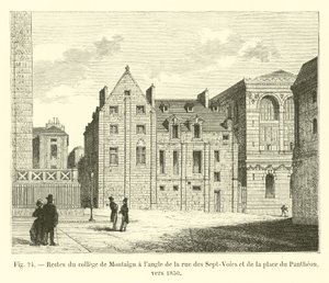 Restes du collège de Montaigu à l