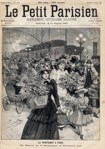 Retour de la campagne un dimanche soir de printemps : les voyageurs quittent les trains d