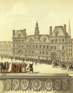 Revue des gardes de la ville de Paris - French School