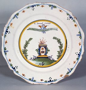 Assiette révolutionnaire