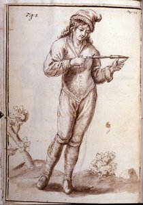 Rhabdomancie - sourcellerie - dans « Physique occulte, ou Traité de la baguette divinatoire et de son utilité pour la découverte des sources, des mines, des caches, des voleurs et des meurtriers fugitifs, etc. » - par Pierre Le Lorrain (Abbé de Vallemo - French School