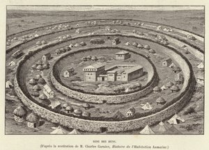 Ring des Huns. Fortifications en forme d