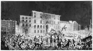 Émeute à Lyon, 27 novembre 1768 - French School