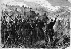 Risorgimento - Bataille de Montebello della Battaglia (Italie), 21 mai 1859 : le général français Élie Frédéric Forey (1804 - 1872), commandant de l