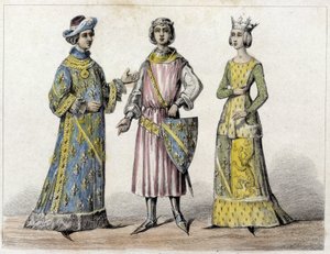 Robert de France et Béatrice de Bourgogne, sa femme, roi de France