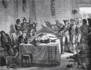Robespierre attendant son exécution après s