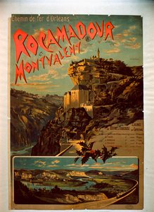 Rocamadour et Montvalent, vers 1900 - French School