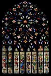 Rosace par Jean de Dampmartin - French School