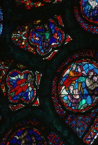 Détail de la rosace - French School