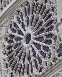 Rosace de la façade ouest, vers 1270 - French School