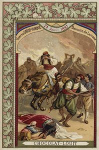 Rout des Grecs à Larissa, guerre gréco-turque, 24 avril 1897 - French School
