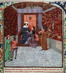 Édouard IV recevant le livre de l