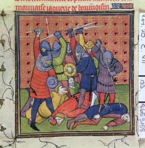 Roy 20 C VII f.133 Éruption de la fourberie