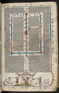 Scène en bas de page d