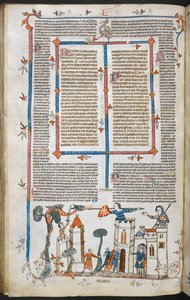 Scène de bas-de-page d