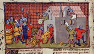 Royal MS 20 CVII f.41v, Pillage d