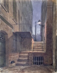 Rue de la Vieille Lanterne, où Gérard de Nerval (1808-55) s