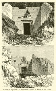 Ruines de Mycènes - French School