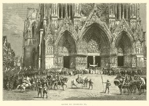 Sacre de Charles VI - French School