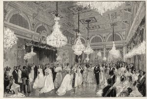 Sadi Carnot (1837-1894) Président français de 1887 à 1894 et sa femme au palais de l