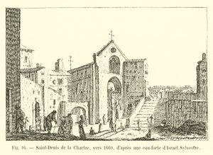 Saint-Denis de la Chartre, vers 1660, d