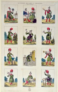 Femmes saint-simoniennes et leurs occupations, vers 1830