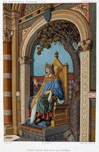 Saint Louis rendant justice - dans « Les Chroniqueurs de l
