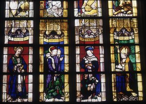 Saint Maturin, Saint Yves, Saint Armel et Saint Brieuc - vitrail de l
