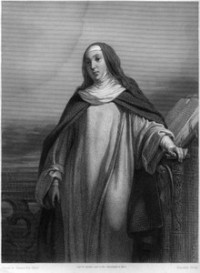 Sainte Jeanne de Chantal (1572-1641), dans « Les Saintes Femmes » - French School
