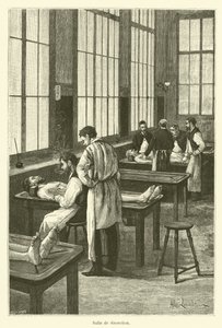 Salle de dissection (engraving)