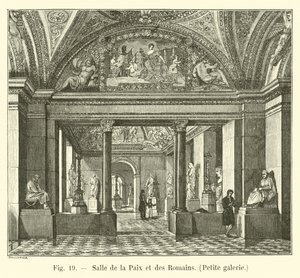 Salle de la Paix et des Romains, Petite galerie - French School