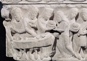 Salomé présentant la tête de Saint Jean-Baptiste au festin d