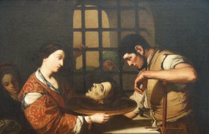 Salomé avec la tête de Jean-Baptiste - French School