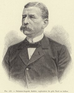 Salomon-Auguste Andrée, explorateur du pôle Nord en ballon - French School