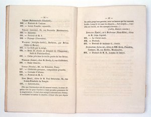 Entrée du catalogue du Salon des Refusés pour Dame Blanche de Whistler (Symphonie en blanc n°1 : La Fille en blanc) 1863