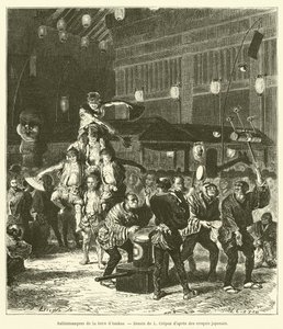 Saltimbanques de la foire d