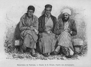 Samaritains de Naplouse, de La Syrie d