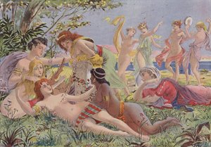 Sappho à Lesbos
