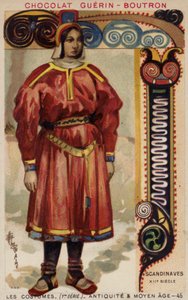 Costume scandinave, 12e siècle - French School