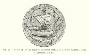 Sceau de la ville anglaise de Boston - French School