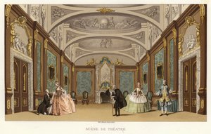 Scène de théâtre - French School