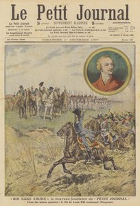 Scène de "Roi sans trône", le nouveau feuilleton dans Le Petit Journal - French School