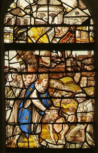 Scène de la vie de Saint Louis : enterrer les morts - French School
