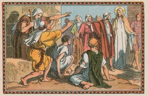 Scène de la vie de Jésus - French School