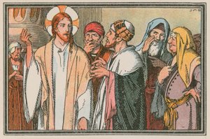 Scène de la vie de Jésus