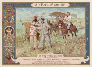 Scène du roman Les Cinq Sous de Lavarede, par Paul Ivoi