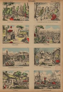 Scènes et paysages - French School