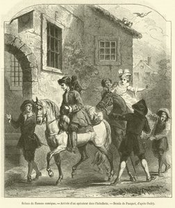 Scènes du Roman comique, Arrivée d