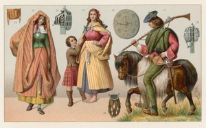 Costume écossais - French School