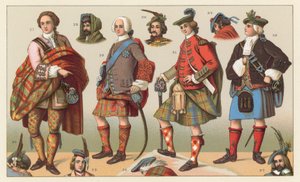Costume écossais - French School